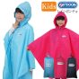 【新カラー】【OUTDOOR】アウトドア キッズ レイン ポンチョ 男子女子兼用【RA-02】【レインポンチョ レインパーカー カーキ ネイビー レインコート ウェア 】