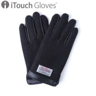 【手袋】iTouch Gloves アイタッチ グローブ（ハリスツイード）【FA-41】【 バイク 暖かい グローブ ニット 編み 防寒 スマートフォン 手袋 グローブ】