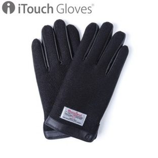 【手袋】iTouch Gloves アイタッチ グローブ（ハリスツイード）【FA-41】【 バイク 暖かい グローブ ニット 編み 防寒 スマートフォン 手袋 グローブ】