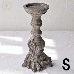 【ハルモニア】ウッディキャンドルホルダーS（R)8629【スタイリッシュ ロウソク立て アンティーク クラシック ハルモニア クリスマス】