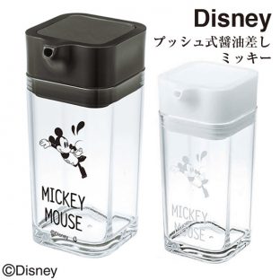 プッシュ式 醤油差し ミッキー 90000 ＼ 対象同梱で送料込み ／【山崎実業 醤油 差し ディズニー 可愛い ワンタッチ】