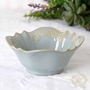 トリアノンボウル/ブルー 1331【ハルモニア プレート 皿 食器 アンティーク イタリア製 父の日 母の日 敬老の日 クリスマス】