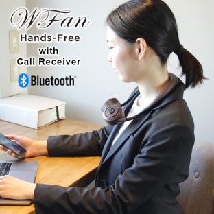 【SPICE OF LIFE】ダブルファンハンズフリーwithコールレシーバー アーバンブラウン DFSC221BR【WFan USB アウトドア OUTDOOR 首掛け speaker スピーカー 通話機能付き Bluetooth バレンタイン ホワイトデー 母の日 父の日 敬老の日 クリスマス xmas】