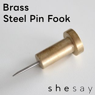【BRASS ブラス】BRASS スチールウォールピンフック 1個入 305164【志成販売 shesay 真鍮 引っ掛け Horn Please ステーショナリー ピン 文房具】