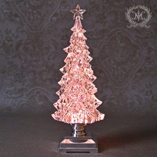 リキッドLEDクリスタルツリー 010469【ハルモニア クリスマスツリー オブジェ お洒落 おしゃれ クリスマス装飾 クリスマス飾り クリスマスデコレーション アンティーク バレンタイン ホワイトデー 母の日 父の日 敬老の日 クリスマス xmas】