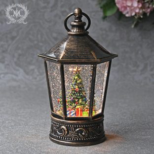 リキッドLEDランタン プレゼントツリー (R) 8479【ハルモニア スノードーム 間接照明 ランタン お洒落 おしゃれ クリスマス装飾 クリスマス飾り クリスマスデコレーション アンティーク バレンタイン ホワイトデー 母の日 父の日 敬老の日 クリスマス xmas】