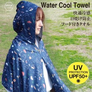 【NEWカラー】フード付きウォータークールタオル クールタオル 冷却タオル stvz2041 sfvz2042 sfvz2043 sfvz2044 sfvz2045 sfvz2046 sfvz2047【ひんやり 夏 フェス タオル クール 冷感 メッシュ SPICE】