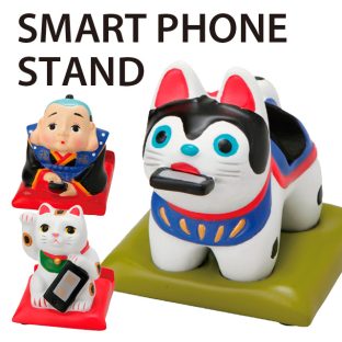 スマホスタンド 犬張子 福助 招き猫 iPhoneX iPhone7 iPhone8 SR-2051アイフォン スタンド スマホ スマホスタンド