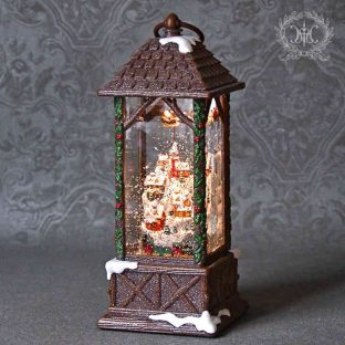 リキッド LEDハウス フライングサンタ 010282【ハルモニア スノードーム 間接照明 ランタン お洒落 おしゃれ クリスマス装飾 クリスマス飾り クリスマスデコレーション アンティーク バレンタイン ホワイトデー 母の日 父の日 敬老の日 クリスマス xmas】