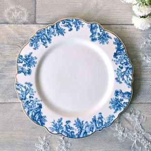 【ハルモニア】トワルドジュイ ラウンドプレート 20.5cm (R) 800035 800038【プレート お皿 食器 アンティーク セット 花柄 アフタヌーンティー ヌン活 バレンタイン ホワイトデー 母の日 父の日 敬老の日 クリスマス xmas】