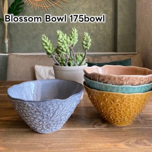 Blossom Bowl 175 Bowl【ヤマ吾陶器 美濃焼 ライスボウル ボウル サラダボウル 食器 アンティーク 花柄 アフタヌーンティー ヌン活 バレンタイン ホワイトデー 母の日 父の日 敬老の日 クリスマス xmas】