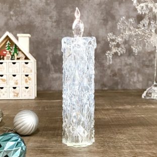 アクリル LED キャンドル ダイヤモンド L 010637【ハルモニア クリスマスツリー オブジェ お洒落 おしゃれ クリスマス装飾 クリスマス飾り クリスマスデコレーション アンティーク バレンタイン ホワイトデー 母の日 父の日 敬老の日 クリスマス xmas】