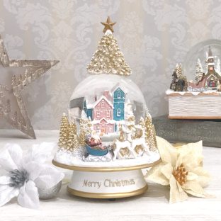 スノードームオルゴール ツリートップ 010642【ハルモニア スノードーム オルゴール お洒落 おしゃれ クリスマス装飾 クリスマス飾り クリスマスデコレーション アンティーク バレンタイン ホワイトデー 母の日 父の日 敬老の日 クリスマス xmas】