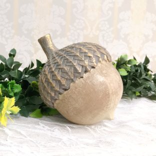 ドングリ オブジェ スモール 010696【ハルモニア オブジェ お洒落 おしゃれ クリスマス装飾 クリスマス飾り クリスマスデコレーション アンティーク バレンタイン ホワイトデー 母の日 父の日 敬老の日 クリスマス xmas】