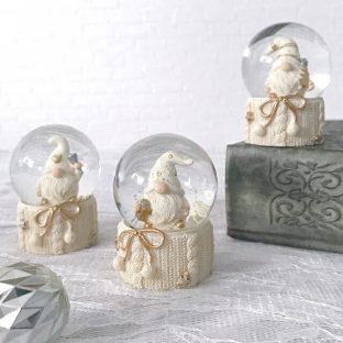 ミニスノードーム ホワイトノーム 010787【ハルモニア スノードーム オルゴール お洒落 おしゃれ クリスマス装飾 クリスマス飾り クリスマスデコレーション アンティーク バレンタイン ホワイトデー 母の日 父の日 敬老の日 クリスマス xmas】