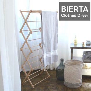 BIERTA Clothes Dryer H04-5013【グローバルアロー global arrow 物干し 部屋干し 折り畳み 洗濯物 洋服 ハンガー 人形 アウトドア マグカップ クロス ひざ掛け ブランケット 花粉 梅雨 湿気 母の日 父の日 敬老の日 クリスマス xmas】