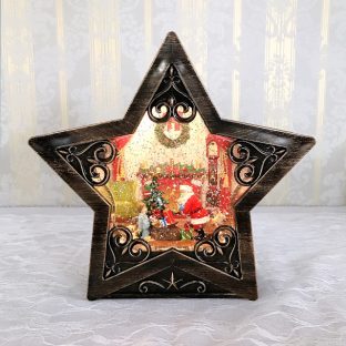 リキッドスター サンタ＆キッズ 10656【ハルモニア スノードーム お洒落 おしゃれ クリスマス装飾 クリスマス飾り クリスマスデコレーション アンティーク バレンタイン ホワイトデー 母の日 父の日 敬老の日 クリスマス xmas】