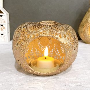 エキゾティックランタン アップル 10926【ハルモニア キャンドルホルダー キャンドルスタンド オブジェ クリスマス装飾 クリスマス飾り クリスマスデコレーション アンティーク アフタヌーンティー ヌン活 バレンタイン ホワイトデー 母の日 敬老の日 クリスマス xmas】