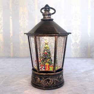 リキッドLEDヘキサゴンランタン ツリー 010932【ハルモニア スノードーム お洒落 おしゃれ クリスマス装飾 クリスマス飾り クリスマスデコレーション アンティーク バレンタイン ホワイトデー 母の日 父の日 敬老の日 クリスマス xmas】