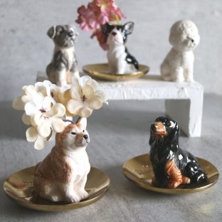 Animal Vase F04-0362 F04-0363 F04-0372 Dachshund Shiba Dog Toy Poodle【グローバルアロー global arrow アニマルベース アニマル フラワーベース 花瓶 一輪挿し 母の日 父の日 敬老の日 クリスマス xmas】