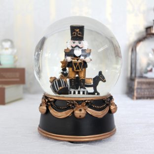 スノードームソルジャーブラック 11063【ハルモニア スノードーム お洒落 おしゃれ クリスマス装飾 クリスマス飾り クリスマスデコレーション アンティーク バレンタイン ホワイトデー 母の日 父の日 敬老の日 クリスマス xmas】
