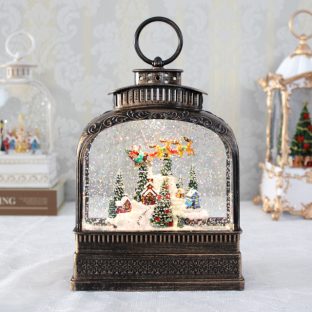 リキッドランタンフライングサンタ 11207【ハルモニア スノードーム お洒落 おしゃれ クリスマス装飾 クリスマス飾り クリスマスデコレーション アンティーク バレンタイン ホワイトデー 母の日 父の日 敬老の日 クリスマス xmas】