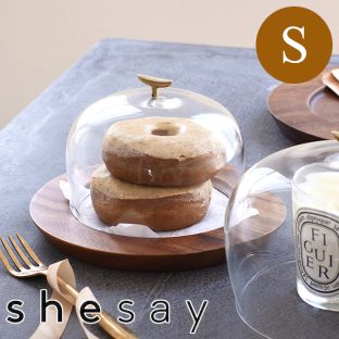 【shesay】暮らしを素敵にしてくれる リューズガラスのガラスドーム Sサイズ 108253【志成販売 ケーキドーム ケーキカバー オブジェ クリスマス装飾 クリスマス飾り クリスマスデコレーション バレンタイン ホワイトデー 母の日 父の日 クリスマス xmas】