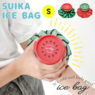 ice bag スイカ アイスバッグ Sサイズ A689【現代百貨 氷嚢 氷のう アイシングバッグ アイシング 暑さ対策 熱中症対策 スポーツ観戦 野球 サッカー ゴルフ アウトドア 運動会 ピクニック キャンプ バレンタイン ホワイトデー 母の日 父の日 敬老の日 クリスマス xmas】